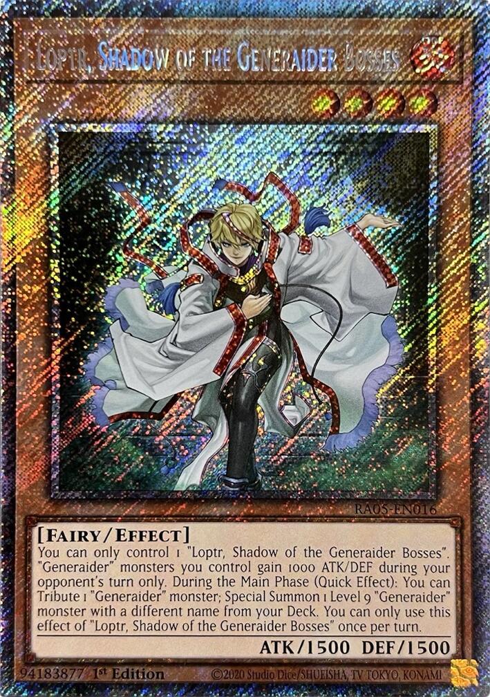 Loptr, Shadow of the Generaider Bosses (Platinum Secret Rare) [RA05-EN016] Platinum Secret Rare | Exor Games Bridgewater