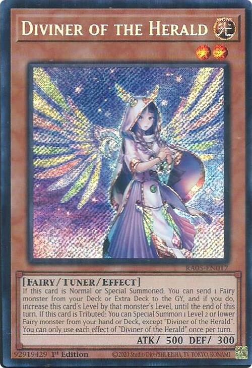 Diviner of the Herald (Secret Rare) [RA05-EN017] Secret Rare | Exor Games Bridgewater