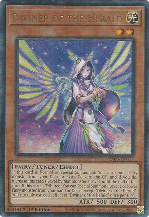 Diviner of the Herald (Ultimate Rare) [RA05-EN017] Ultimate Rare | Exor Games Bridgewater