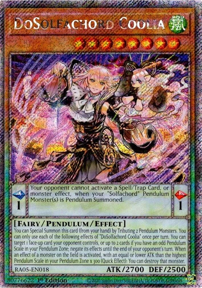 DoSolfachord Coolia (Platinum Secret Rare) [RA05-EN018] Platinum Secret Rare | Exor Games Bridgewater