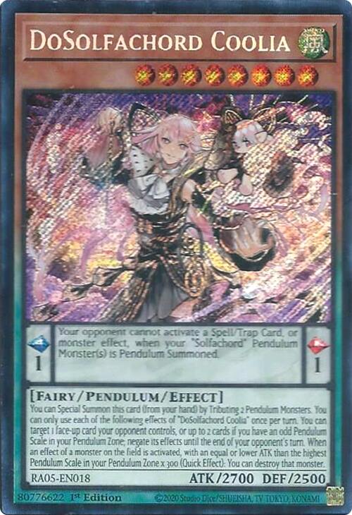 DoSolfachord Coolia (Secret Rare) [RA05-EN018] Secret Rare | Exor Games Bridgewater