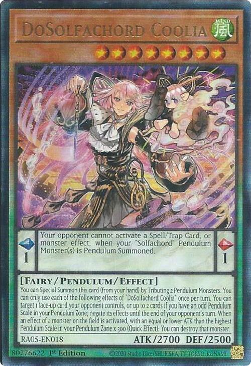 DoSolfachord Coolia (Ultimate Rare) [RA05-EN018] Ultimate Rare | Exor Games Bridgewater