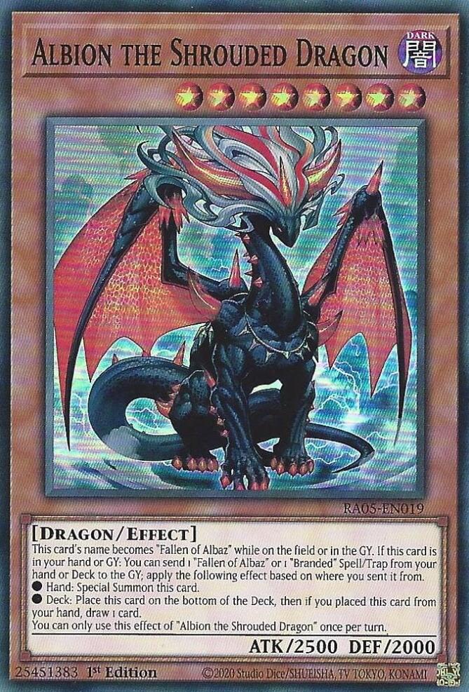 Albion the Shrouded Dragon [RA05-EN019] Super Rare | Exor Games Bridgewater