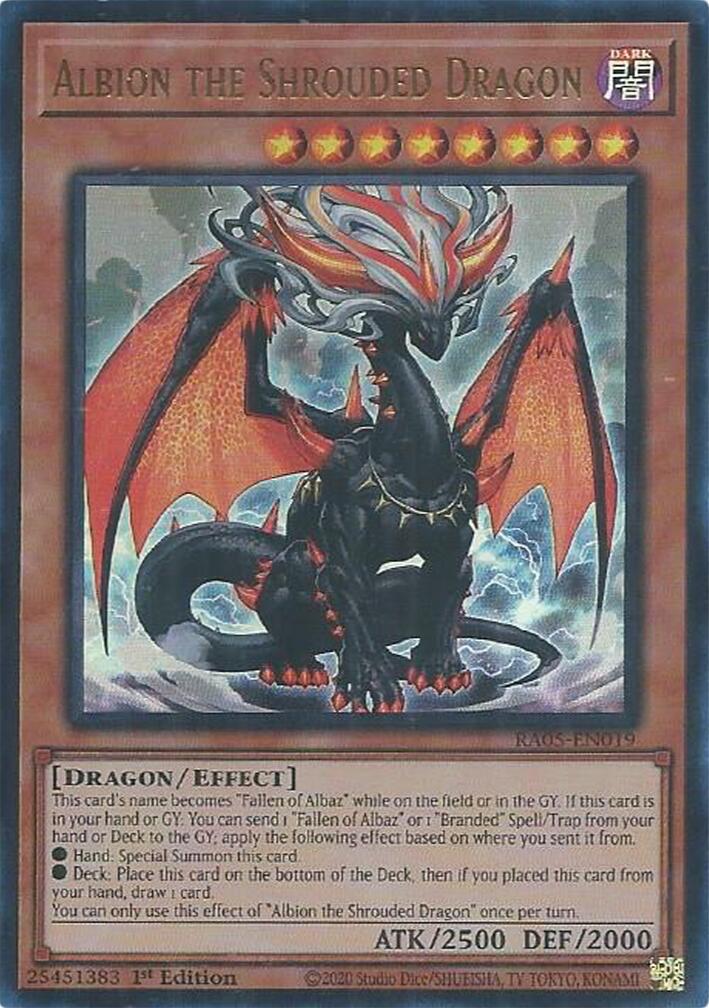 Albion the Shrouded Dragon (Ultra Rare) [RA05-EN019] Ultra Rare | Exor Games Bridgewater
