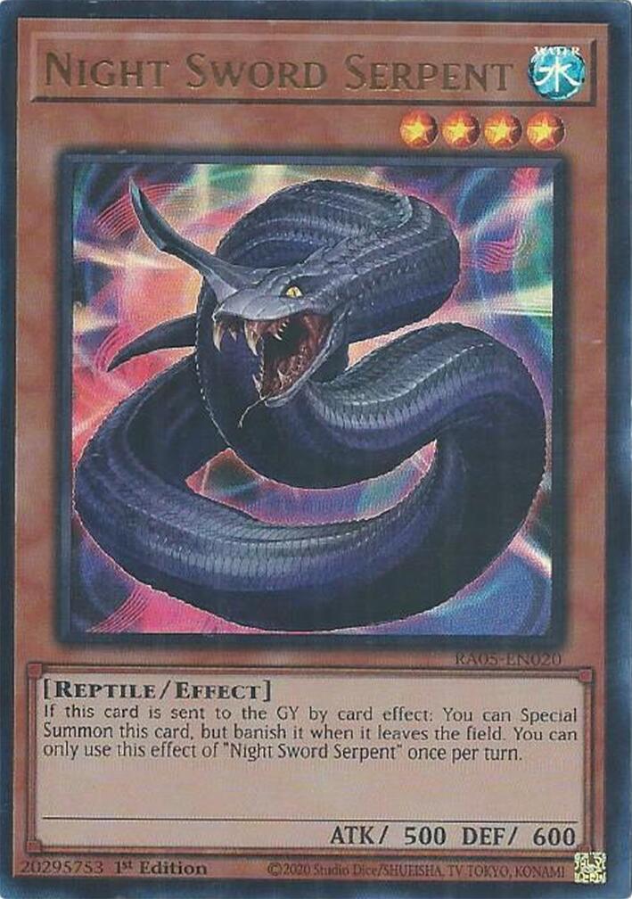 Night Sword Serpent (Ultra Rare) [RA05-EN020] Ultra Rare | Exor Games Bridgewater