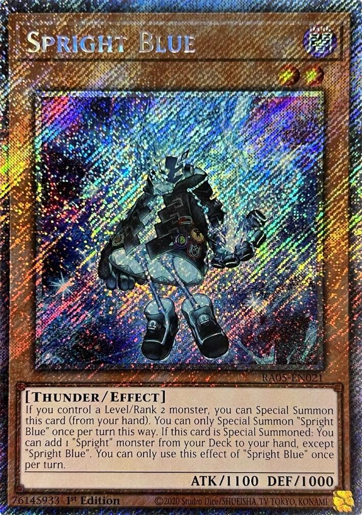 Spright Blue (Platinum Secret Rare) [RA05-EN021] Platinum Secret Rare | Exor Games Bridgewater