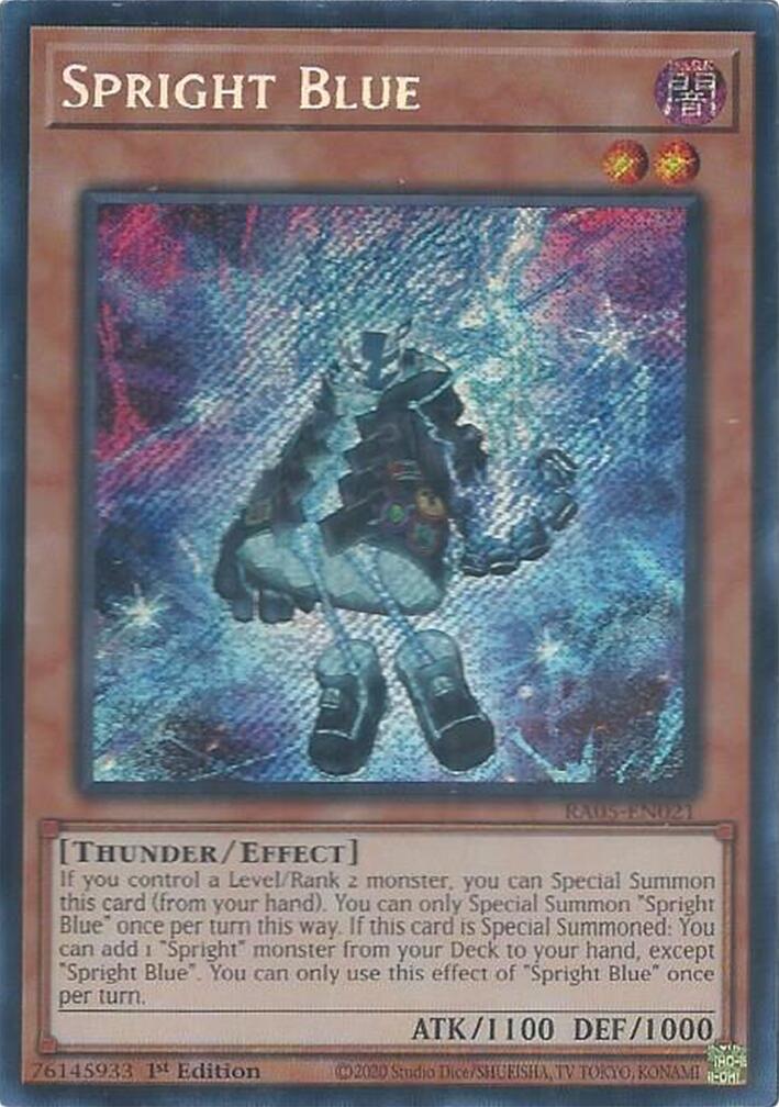 Spright Blue (Secret Rare) [RA05-EN021] Secret Rare | Exor Games Bridgewater