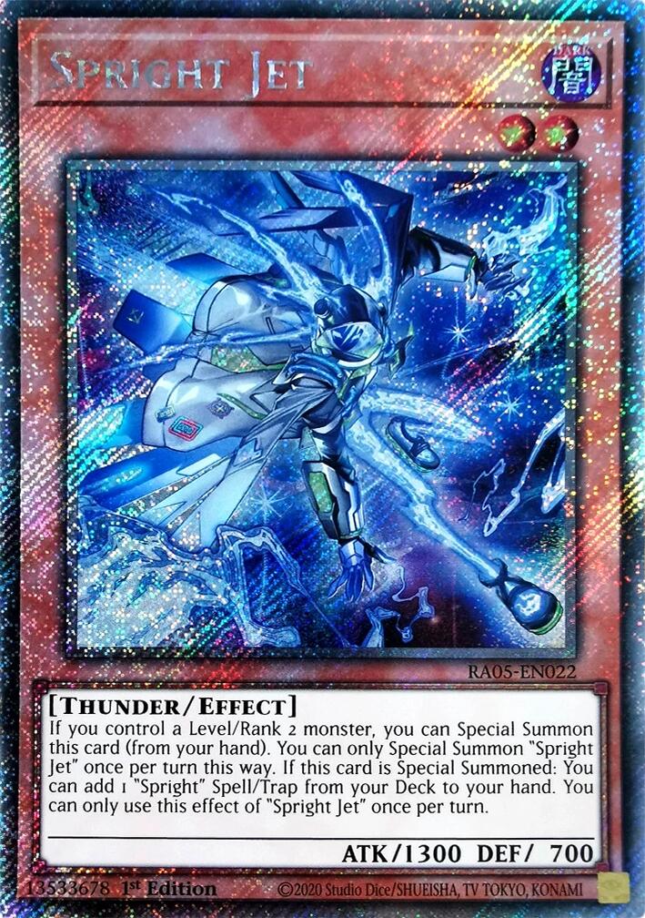 Spright Jet (Platinum Secret Rare) [RA05-EN022] Platinum Secret Rare | Exor Games Bridgewater