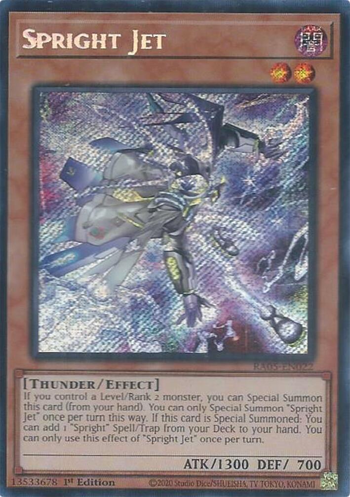 Spright Jet (Secret Rare) [RA05-EN022] Secret Rare | Exor Games Bridgewater