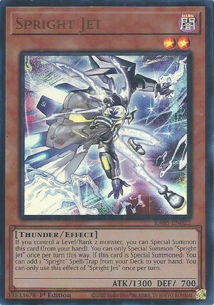 Spright Jet (Ultra Rare) [RA05-EN022] Ultra Rare | Exor Games Bridgewater