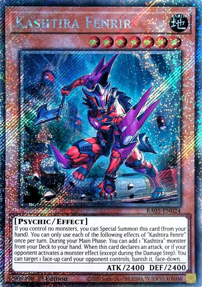 Kashtira Fenrir (Platinum Secret Rare) [RA05-EN024] Platinum Secret Rare | Exor Games Bridgewater