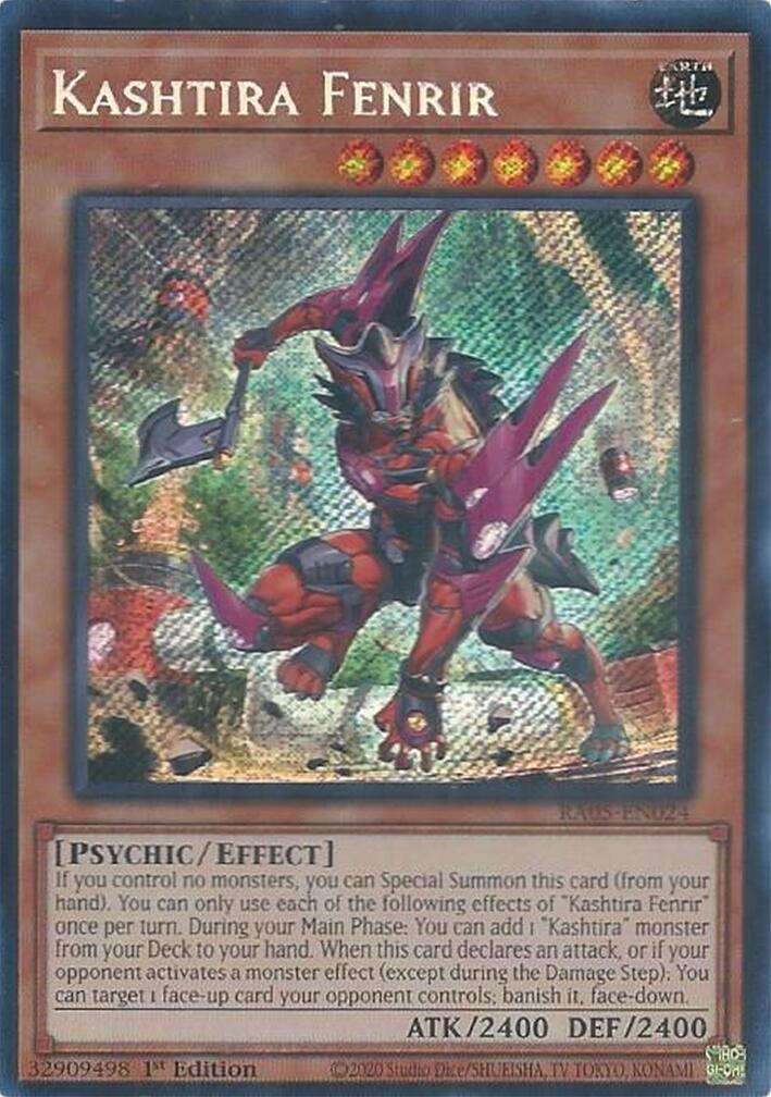 Kashtira Fenrir (Secret Rare) [RA05-EN024] Secret Rare | Exor Games Bridgewater