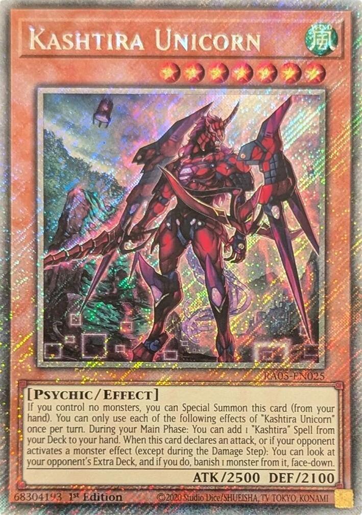 Kashtira Unicorn (Platinum Secret Rare) [RA05-EN025] Platinum Secret Rare | Exor Games Bridgewater