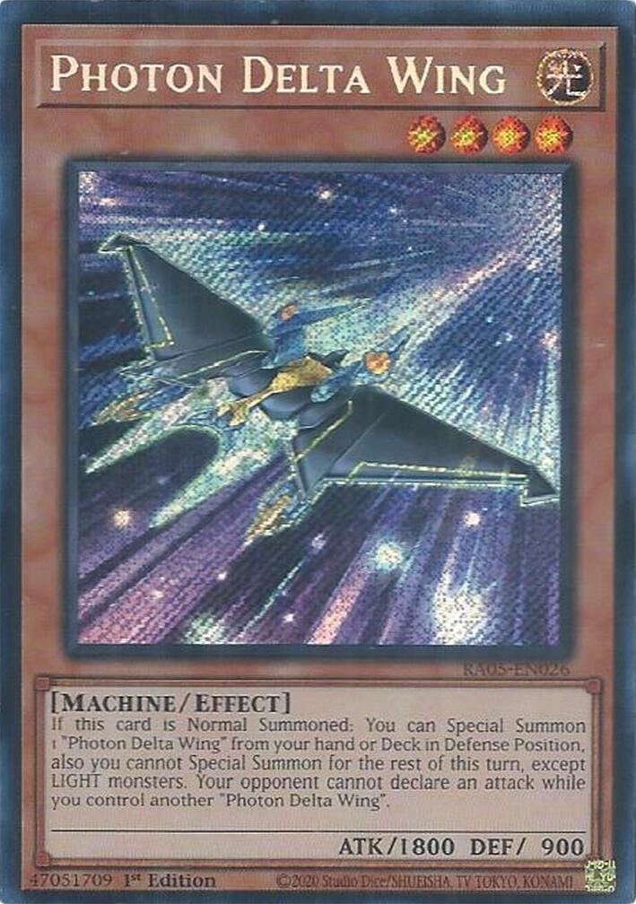 Photon Delta Wing (Secret Rare) [RA05-EN026] Secret Rare | Exor Games Bridgewater