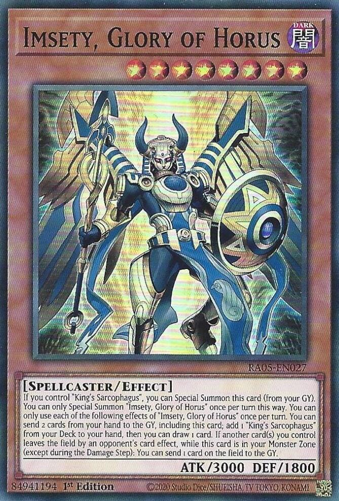 Imsety, Glory of Horus [RA05-EN027] Super Rare | Exor Games Bridgewater