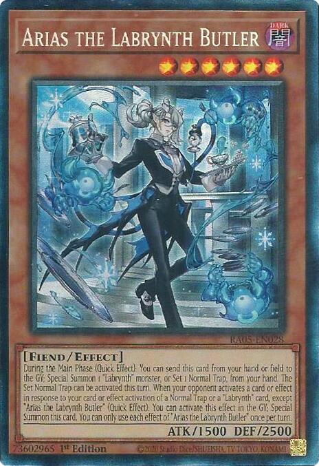 Arias the Labrynth Butler (Collector's Rare) [RA05-EN028] Collector's Rare | Exor Games Bridgewater