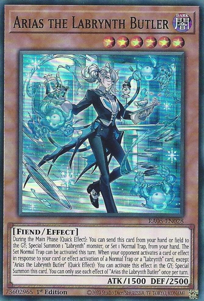 Arias the Labrynth Butler [RA05-EN028] Super Rare | Exor Games Bridgewater