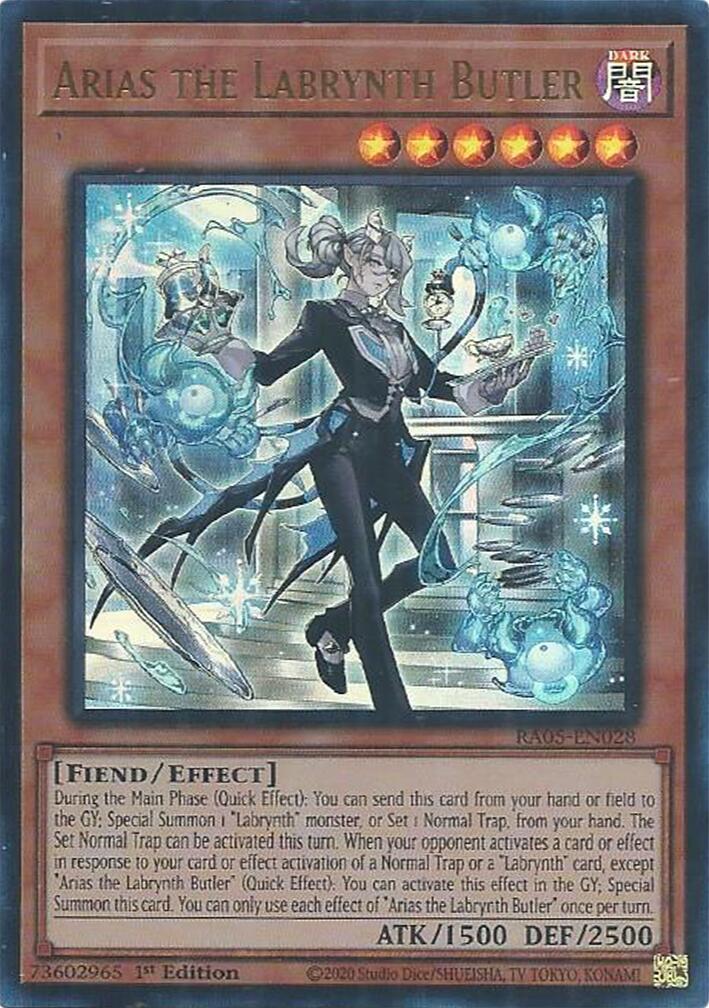 Arias the Labrynth Butler (Ultra Rare) [RA05-EN028] Ultra Rare | Exor Games Bridgewater