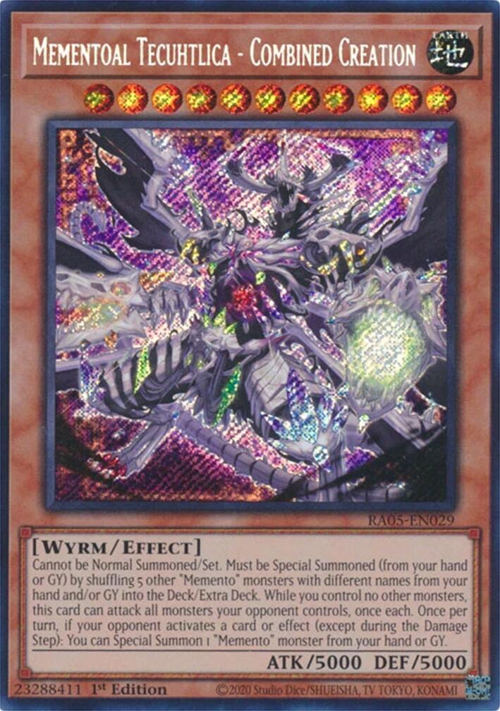 Mementoal Tecuhtlica - Combined Creation (Secret Rare) [RA05-EN029] Secret Rare | Exor Games Bridgewater