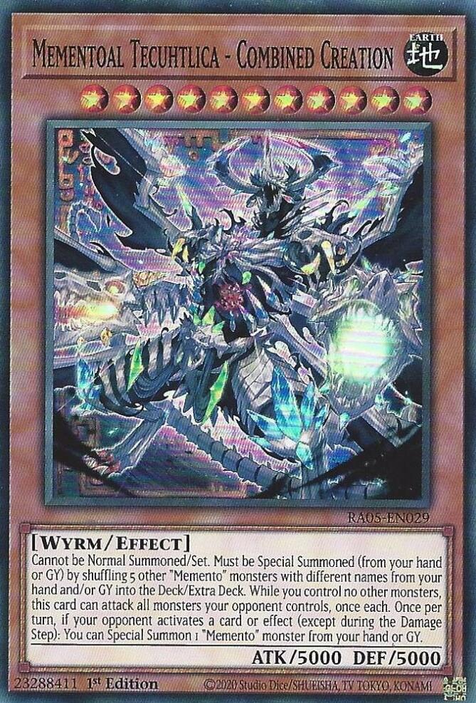 Mementoal Tecuhtlica - Combined Creation [RA05-EN029] Super Rare | Exor Games Bridgewater