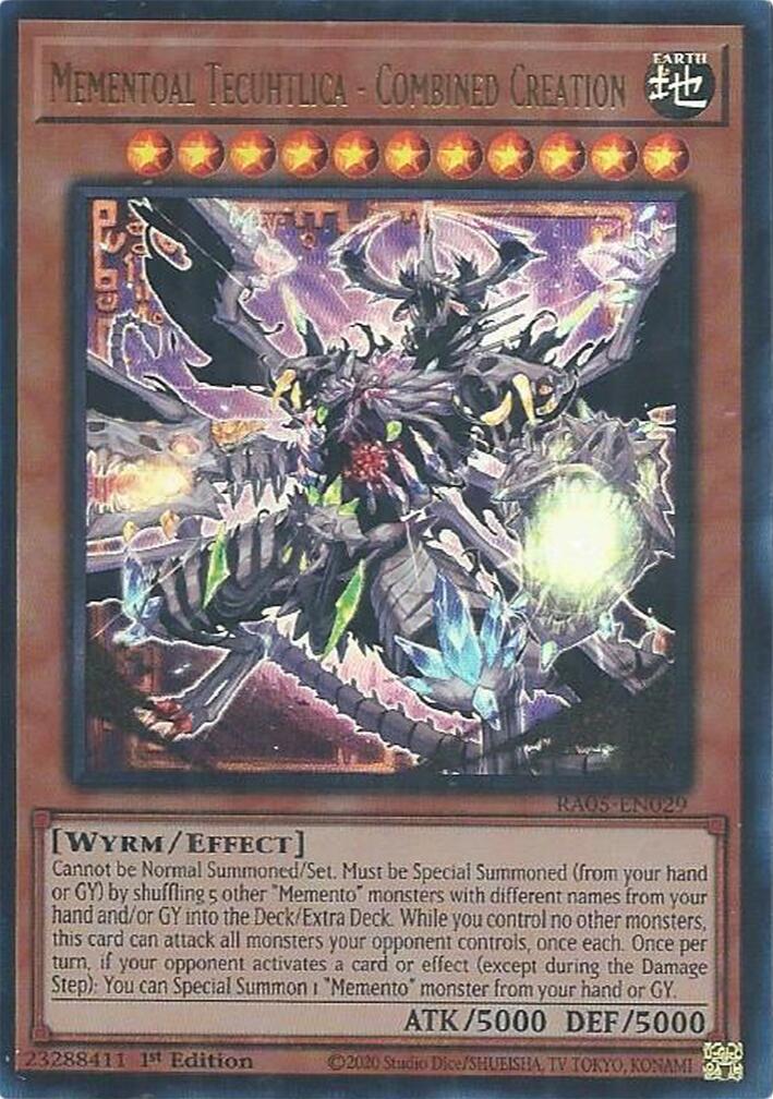 Mementoal Tecuhtlica - Combined Creation (Ultra Rare) [RA05-EN029] Ultra Rare | Exor Games Bridgewater