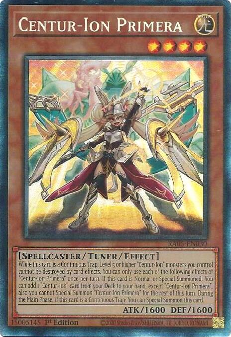 Centur-Ion Primera (Collector's Rare) [RA05-EN030] Collector's Rare | Exor Games Bridgewater