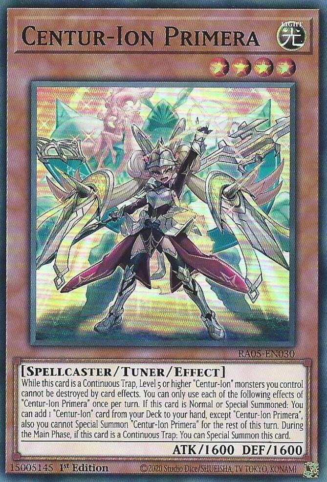 Centur-Ion Primera [RA05-EN030] Super Rare | Exor Games Bridgewater