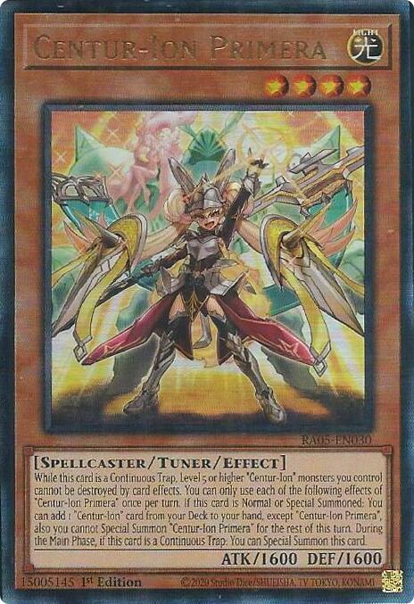 Centur-Ion Primera (Ultimate Rare) [RA05-EN030] Ultimate Rare | Exor Games Bridgewater
