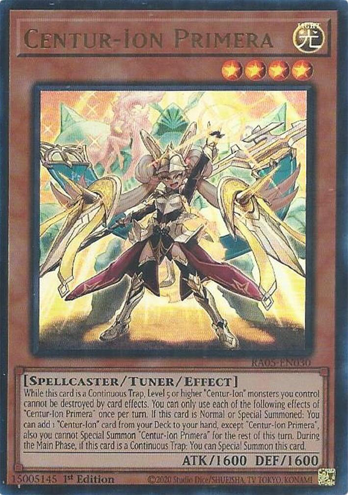Centur-Ion Primera (Ultra Rare) [RA05-EN030] Ultra Rare | Exor Games Bridgewater