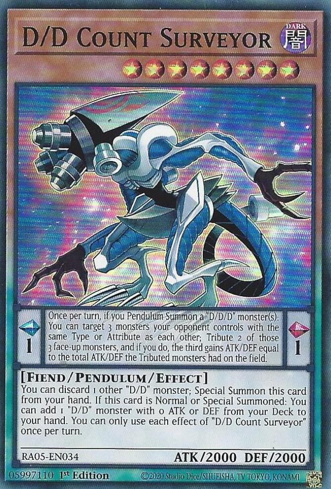D/D Count Surveyor [RA05-EN034] Super Rare | Exor Games Bridgewater