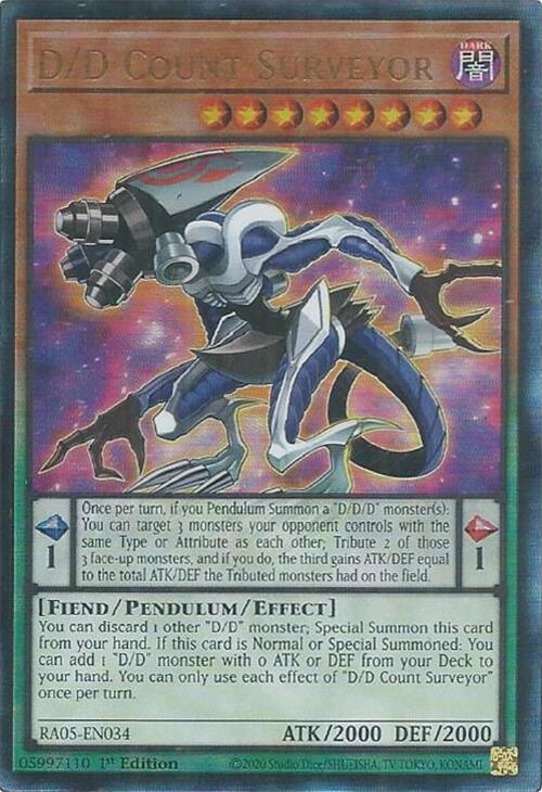 D/D Count Surveyor (Ultimate Rare) [RA05-EN034] Ultimate Rare | Exor Games Bridgewater