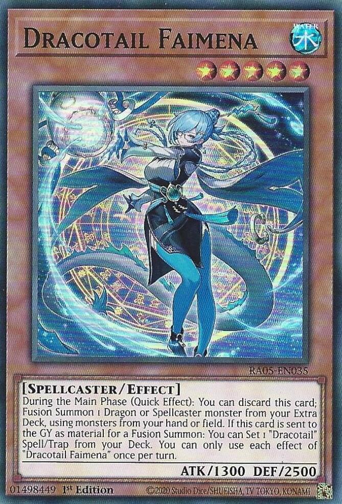 Dracotail Faimena [RA05-EN035] Super Rare | Exor Games Bridgewater