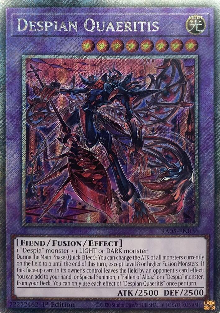 Despian Quaeritis (Platinum Secret Rare) [RA05-EN036] Platinum Secret Rare | Exor Games Bridgewater