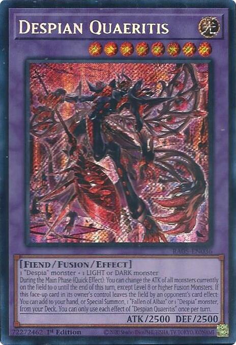 Despian Quaeritis (Secret Rare) [RA05-EN036] Secret Rare | Exor Games Bridgewater