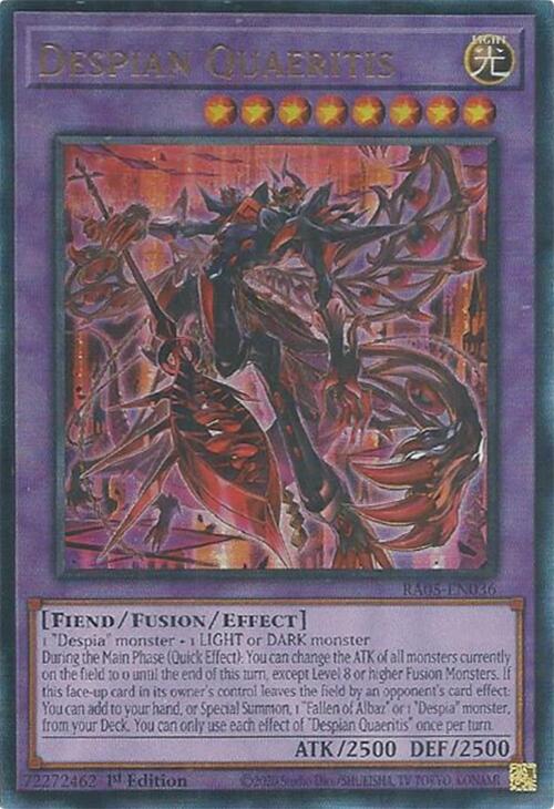 Despian Quaeritis (Ultimate Rare) [RA05-EN036] Ultimate Rare | Exor Games Bridgewater
