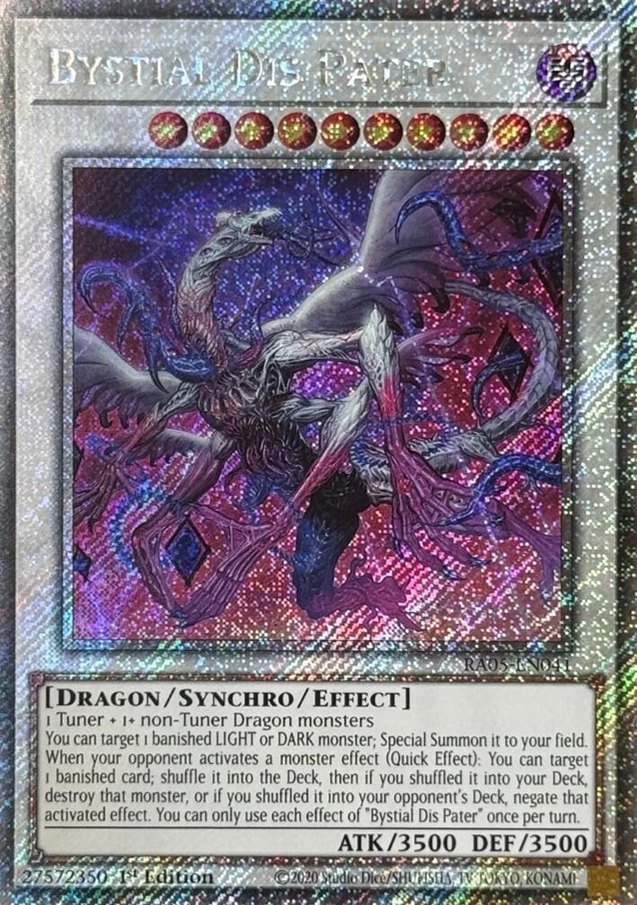 Bystial Dis Pater (Platinum Secret Rare) [RA05-EN041] Platinum Secret Rare | Exor Games Bridgewater