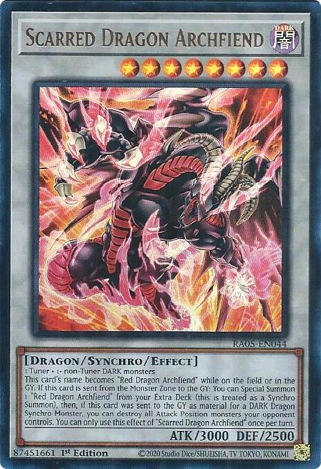 Scarred Dragon Archfiend (Ultra Rare) [RA05-EN044] Ultra Rare | Exor Games Bridgewater