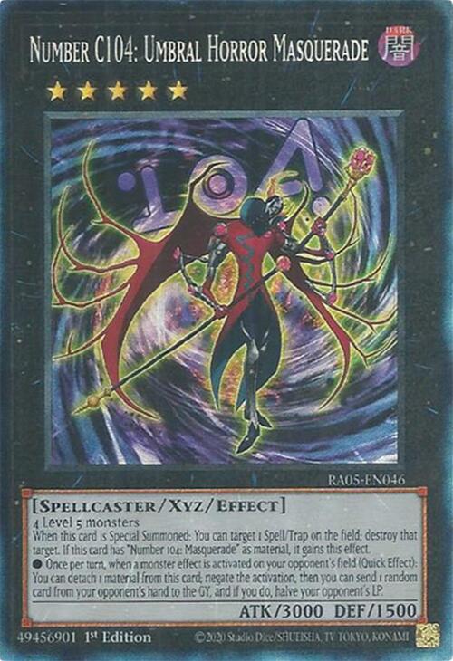 Number C104: Umbral Horror Masquerade (Collector's Rare) [RA05-EN046] Collector's Rare | Exor Games Bridgewater