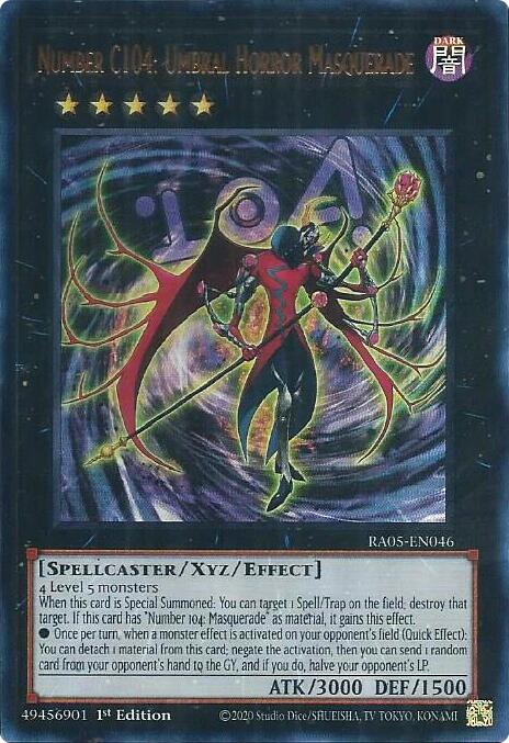Number C104: Umbral Horror Masquerade (Ultra Rare) [RA05-EN046] Ultra Rare | Exor Games Bridgewater