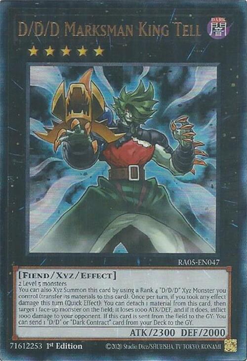 D/D/D Marksman King Tell (Ultimate Rare) [RA05-EN047] Ultimate Rare | Exor Games Bridgewater