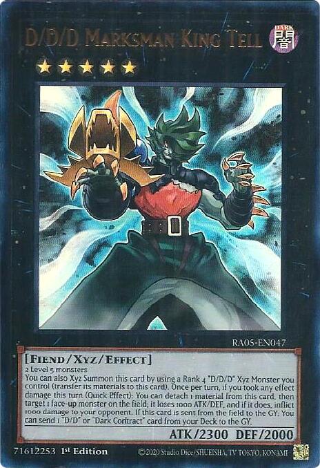 D/D/D Marksman King Tell (Ultra Rare) [RA05-EN047] Ultra Rare | Exor Games Bridgewater