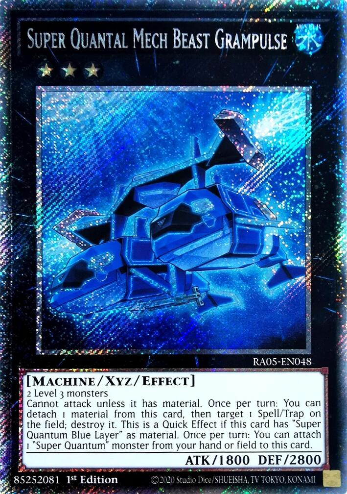 Super Quantal Mech Beast Grampulse (Platinum Secret Rare) [RA05-EN048] Platinum Secret Rare | Exor Games Bridgewater
