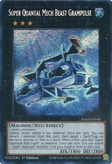 Super Quantal Mech Beast Grampulse (Secret Rare) [RA05-EN048] Secret Rare | Exor Games Bridgewater