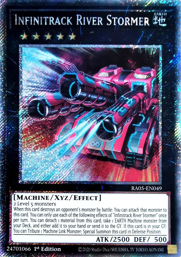 Infinitrack River Stormer (Platinum Secret Rare) [RA05-EN049] Platinum Secret Rare | Exor Games Bridgewater