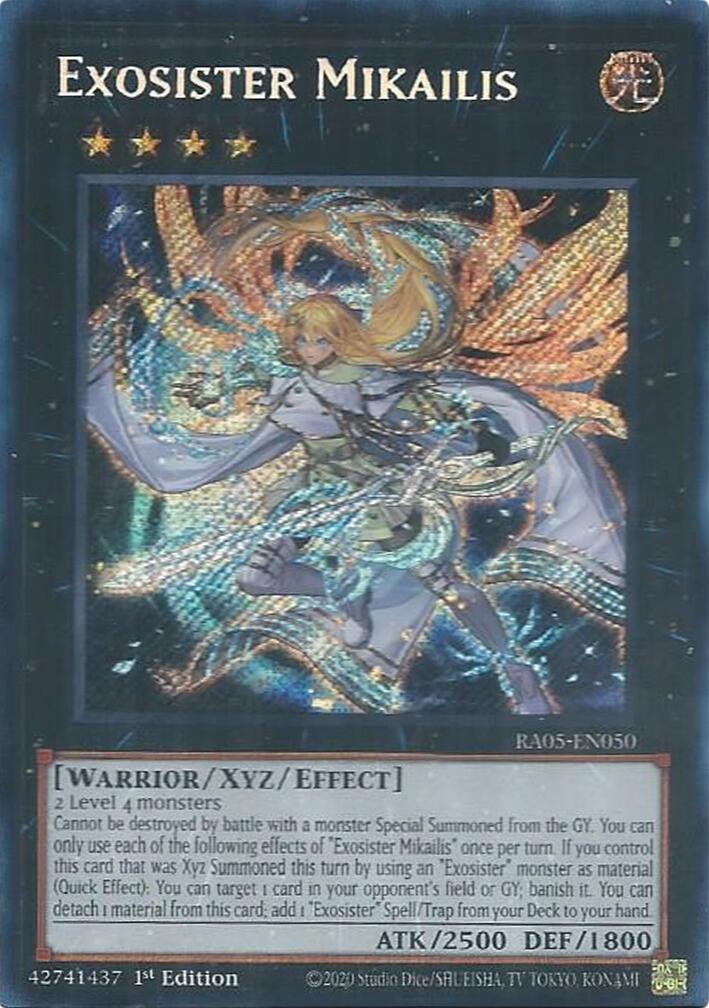 Exosister Mikailis (Secret Rare) [RA05-EN050] Secret Rare | Exor Games Bridgewater