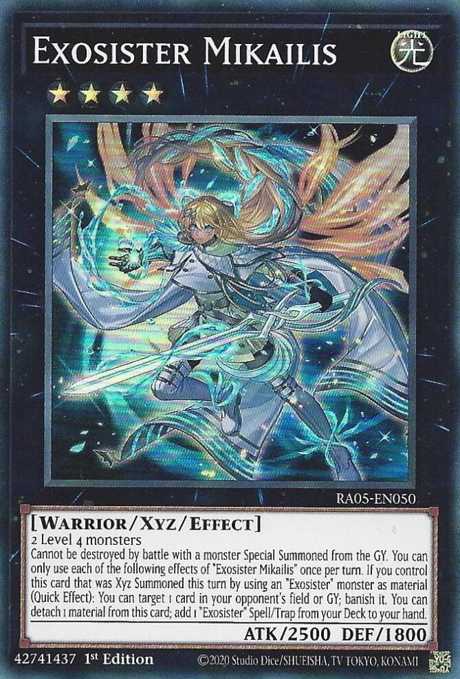 Exosister Mikailis [RA05-EN050] Super Rare | Exor Games Bridgewater