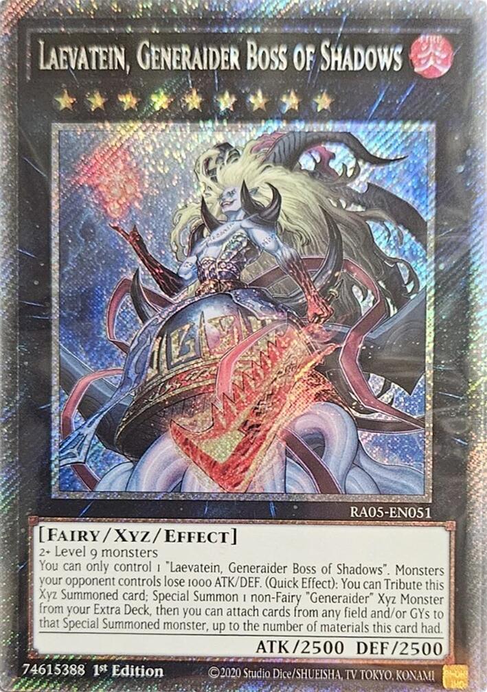 Laevatein, Generaider Boss of Shadows (Platinum Secret Rare) [RA05-EN051] Platinum Secret Rare | Exor Games Bridgewater