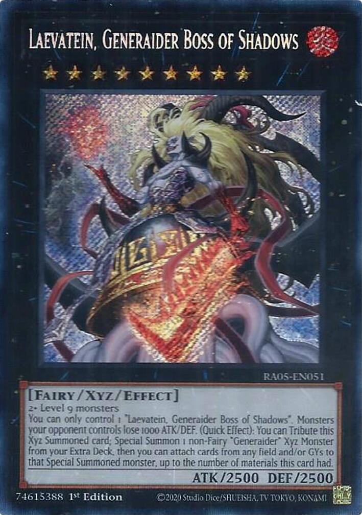 Laevatein, Generaider Boss of Shadows (Secret Rare) [RA05-EN051] Secret Rare | Exor Games Bridgewater