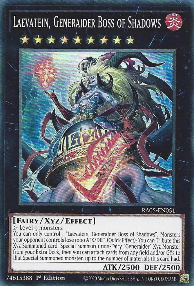 Laevatein, Generaider Boss of Shadows [RA05-EN051] Super Rare | Exor Games Bridgewater