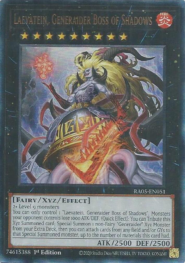 Laevatein, Generaider Boss of Shadows (Ultimate Rare) [RA05-EN051] Ultimate Rare | Exor Games Bridgewater